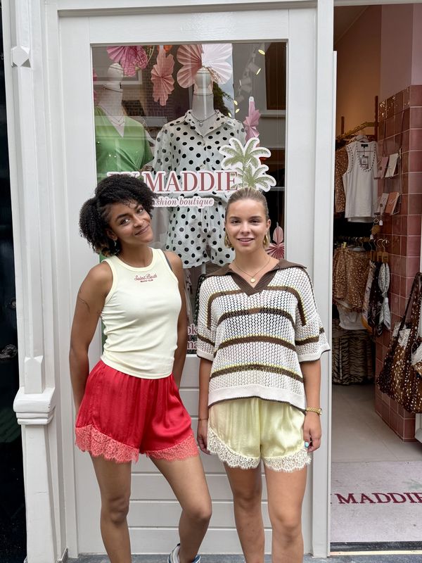 Summer Lace Short Geel