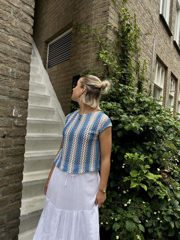 Crochet Zigzag Top