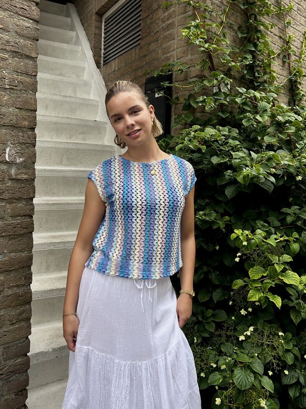 Crochet Zigzag Top