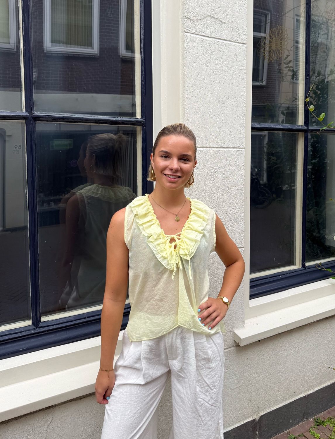 Sunny Ruffle Top