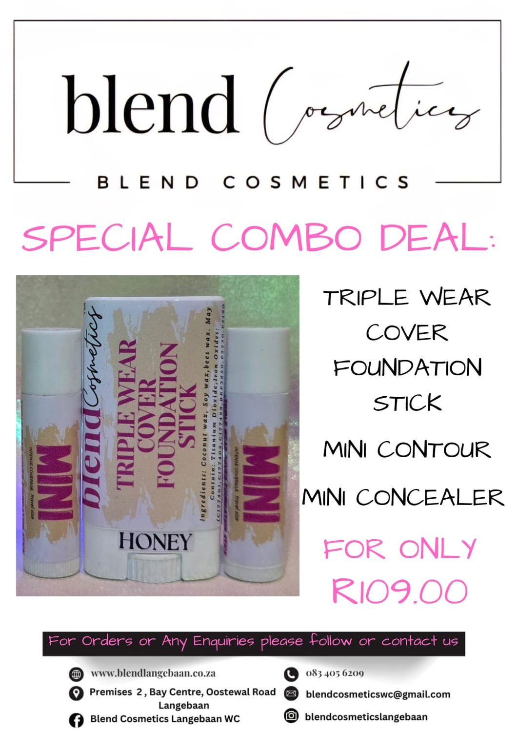 BLACK FRIDAY SALE ONLY R109
