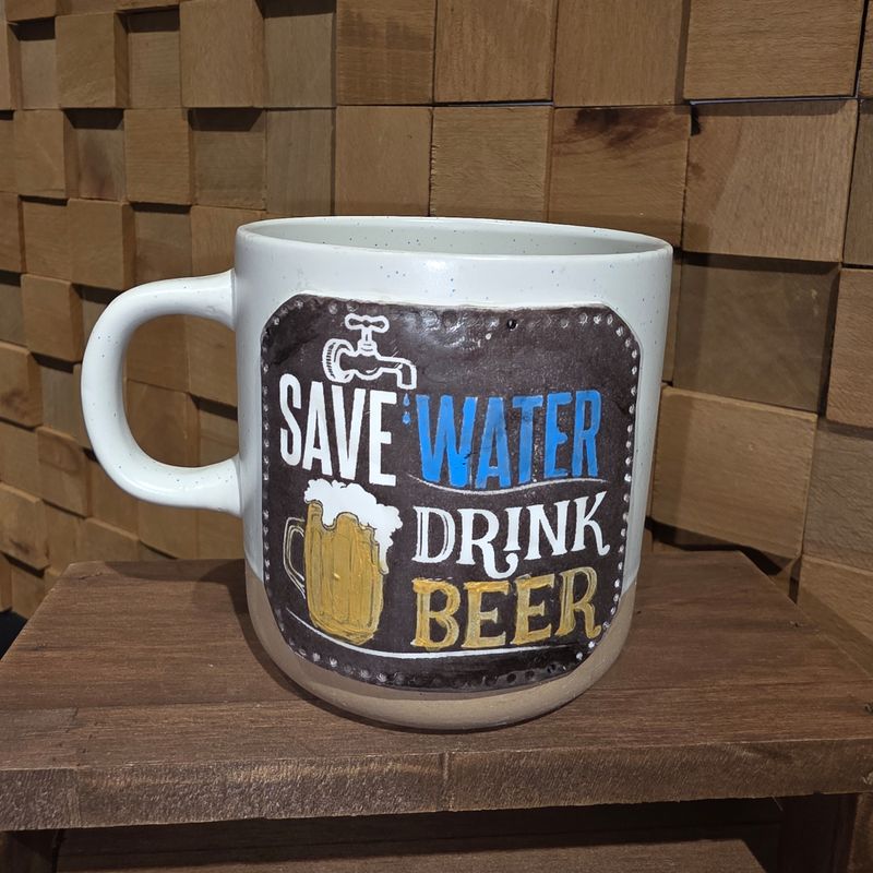 Cana Save water drink beer