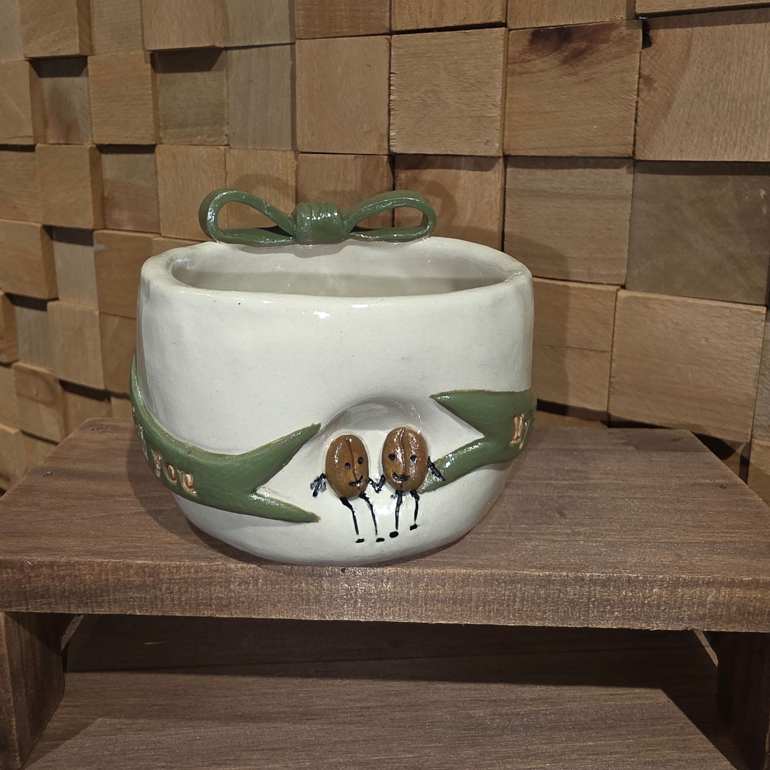 Cana ceramica coffee beans