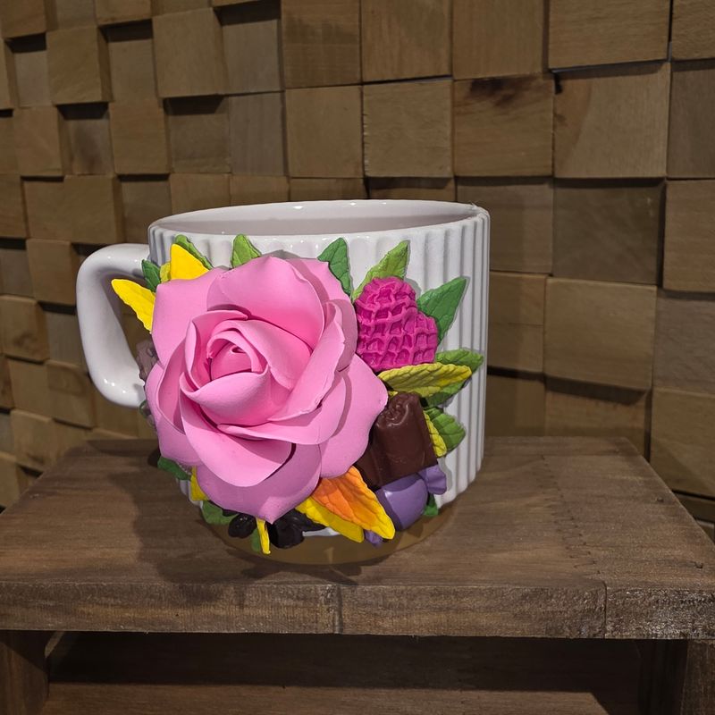 Cana flori verde fistic 