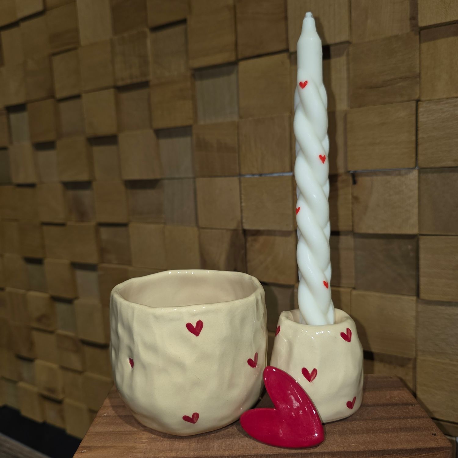 Set ceramica dragoste