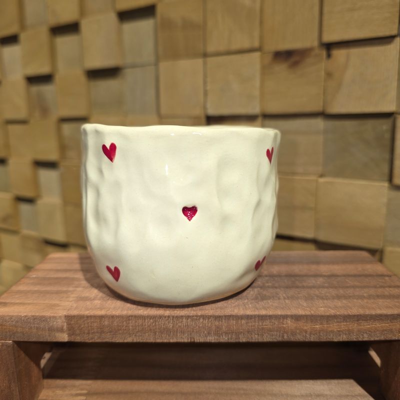 Cana ceramica cappuccino inima