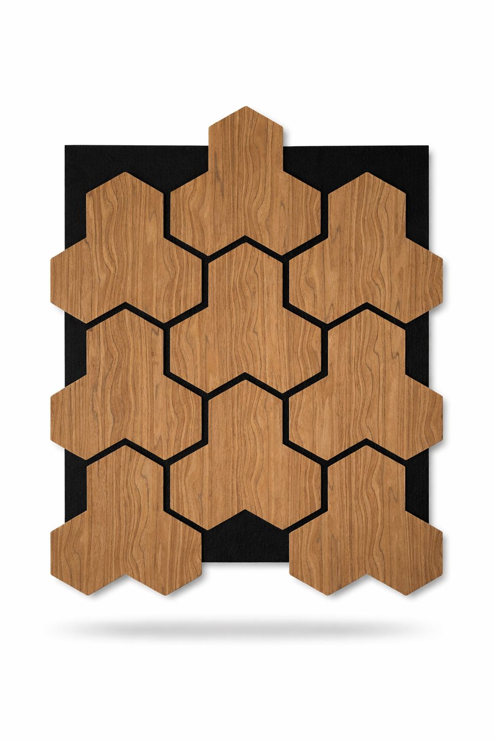 Akoestisch Wandpaneel AKU-005 – Hexagon Design –798.87*626.22*18 mm