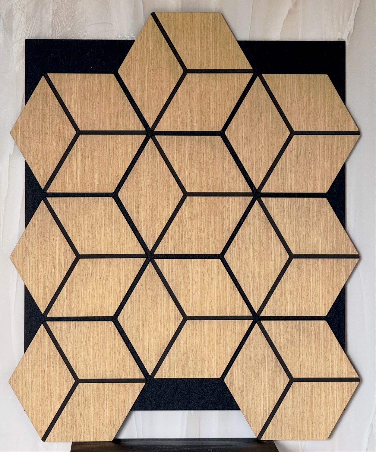 Akoestisch Wandpaneel AKU-001 – Hexagon Design – 810.58*665.59*18mm