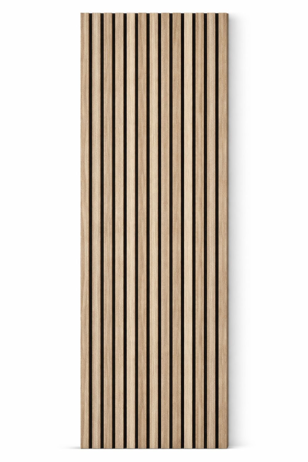 ​Akoestisch MDF Wandpaneel 1439S – Licht Grijs Houtlook – 2400×600×22 mm