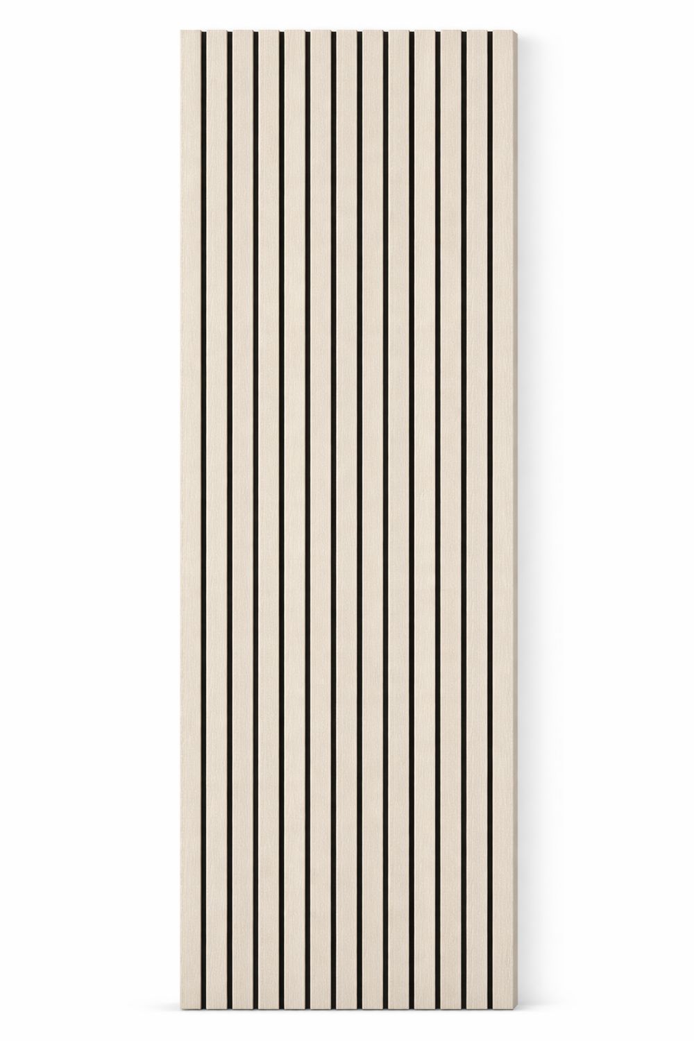 ​Akoestisch MDF Wandpaneel 1Q – Wit Houtlook – 2400×600×22 mm