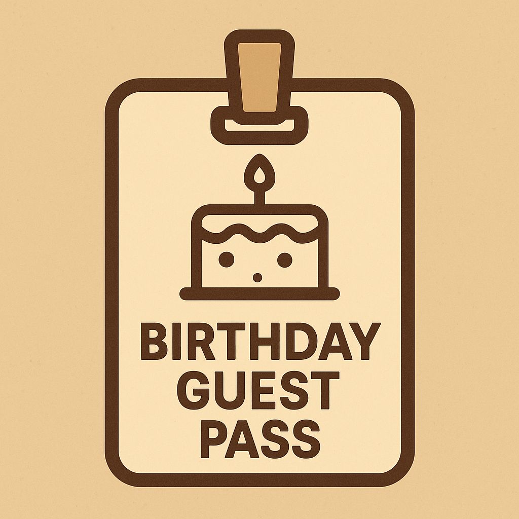 Birthday Guest Pass