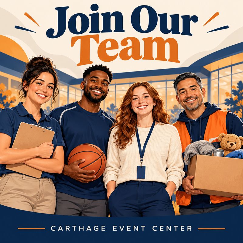 Join Our Team at Carthage Event Center