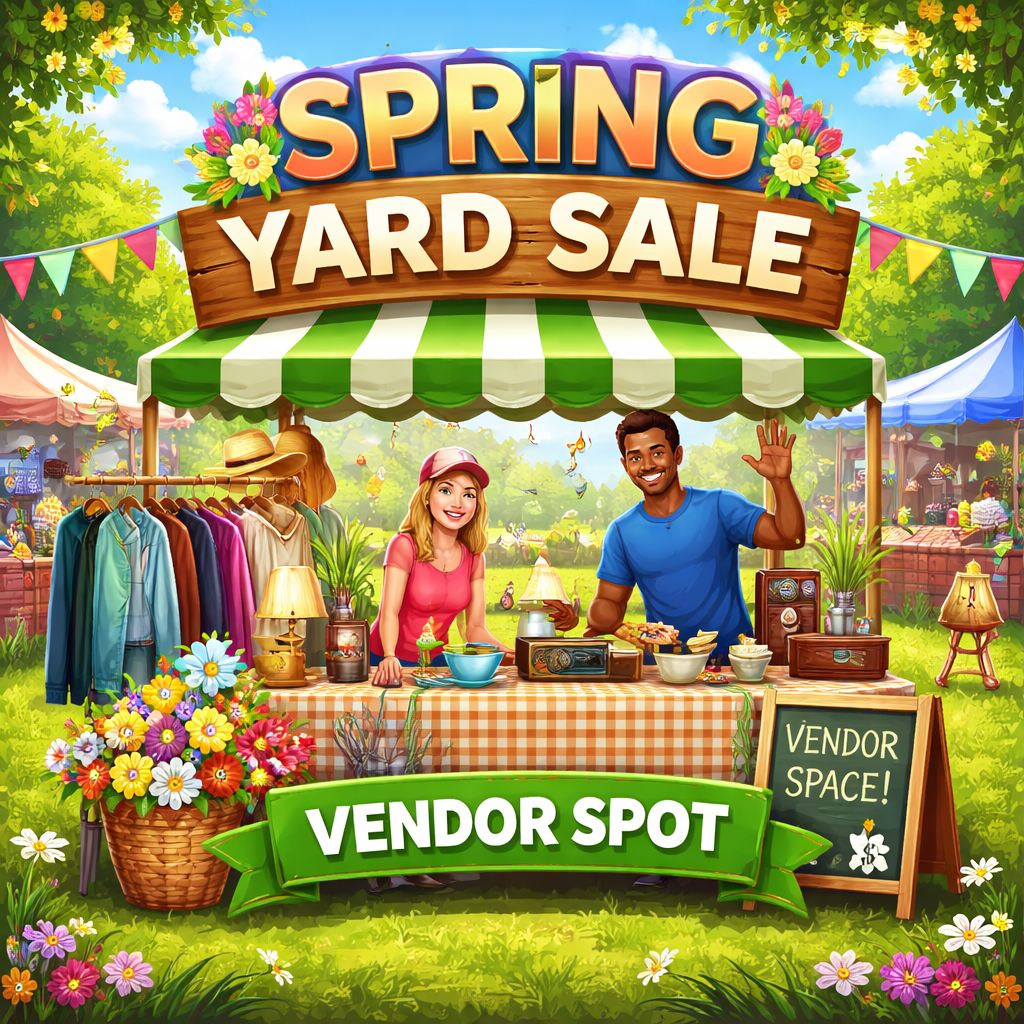 Spring Yard Sale Vendor Spot