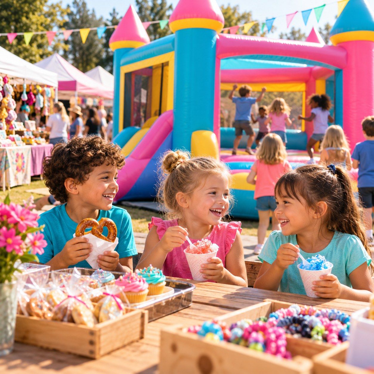 2027-08-03 | Bites, Bargains &amp; Bounce | Kids play ticket