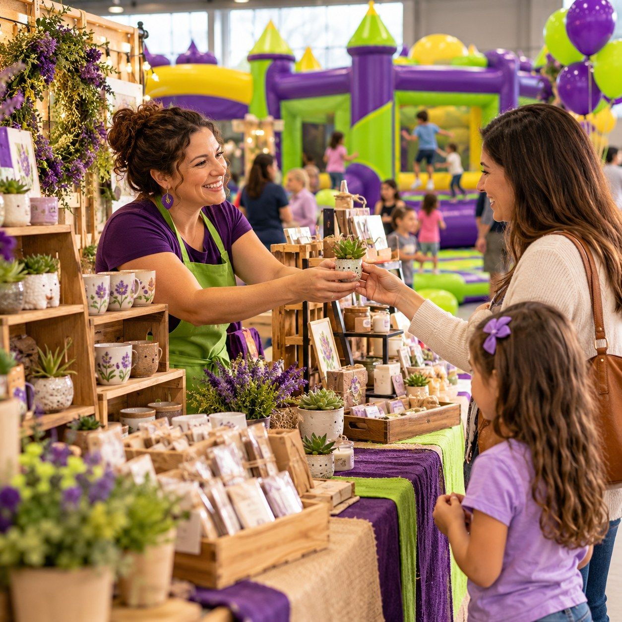 2026-11-07 | Shop, Snack &amp; Play: Community Market | Retail vendor - one day