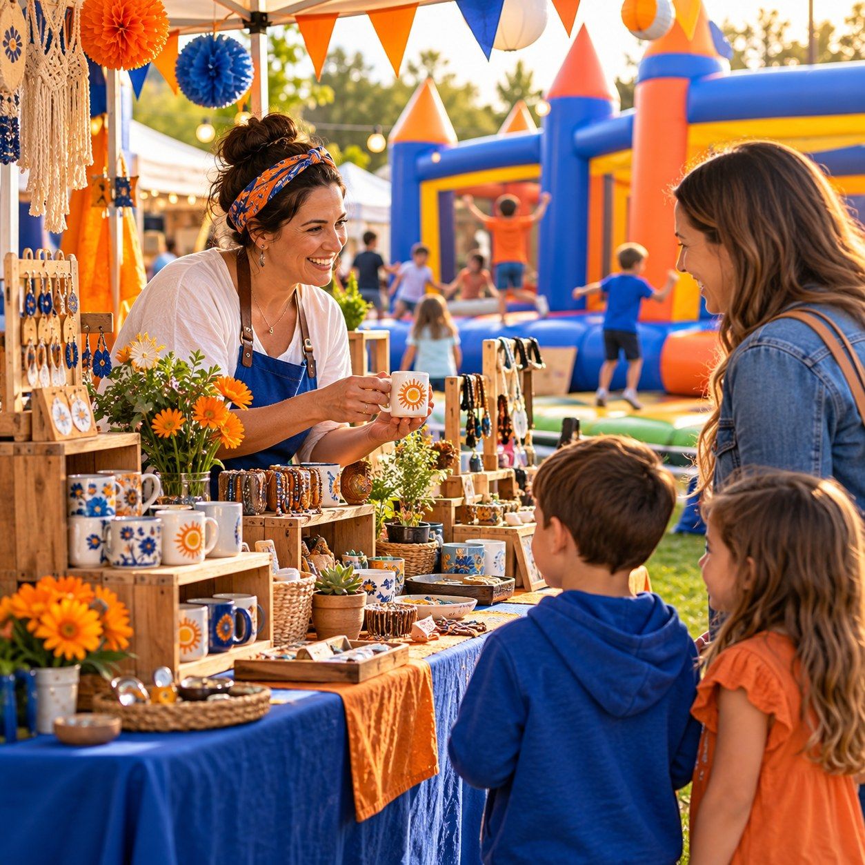 2027-08-02 | Bites, Bargains &amp; Bounce | Retail vendor - four evenings