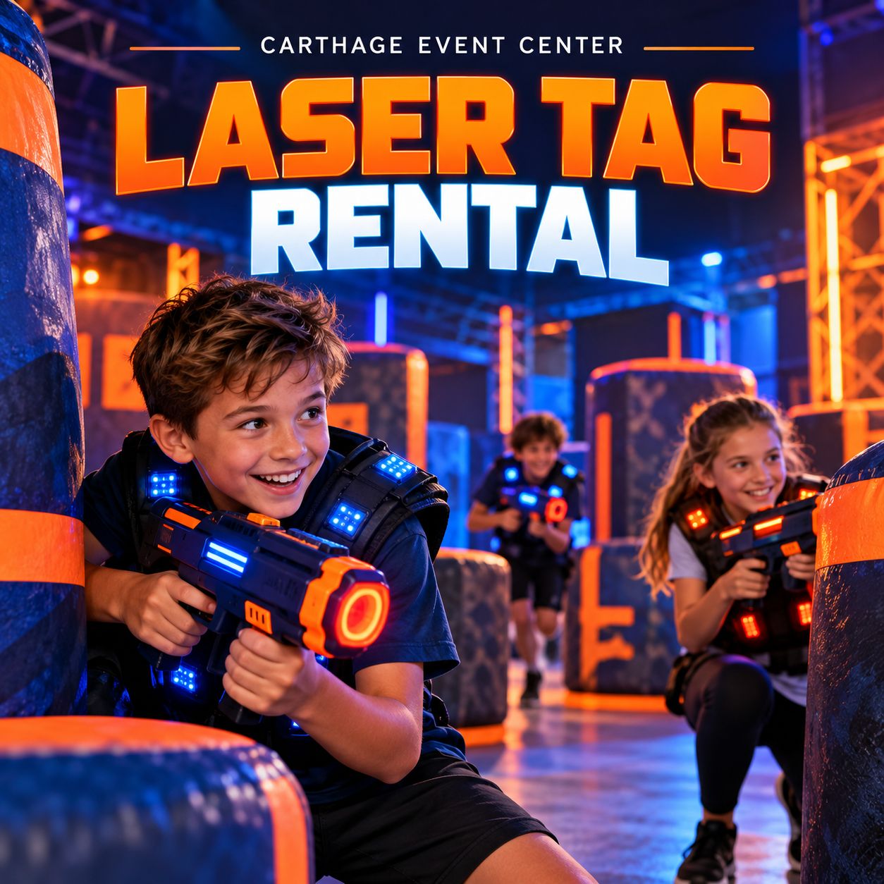 Laser Tag Private Group Rental - Up to 20 Players - One Hour Laser Tag Private Group Rental - Up to 20 Players - One Hour