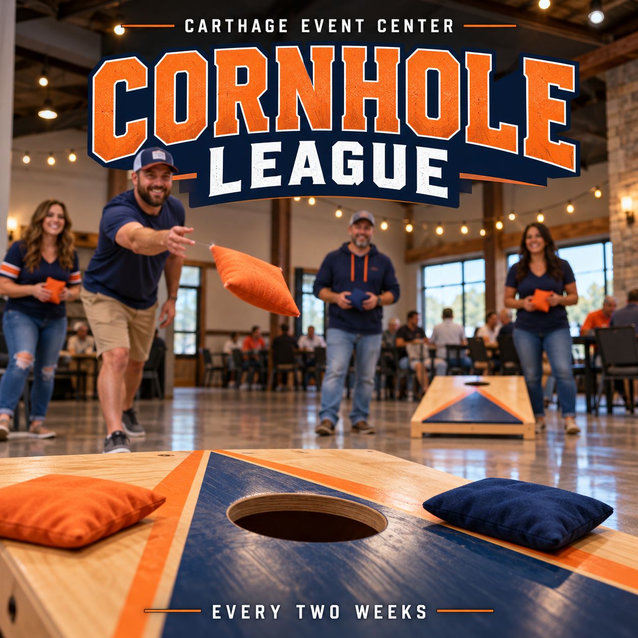Cornhole League - Six Meetups - Every Two Weeks