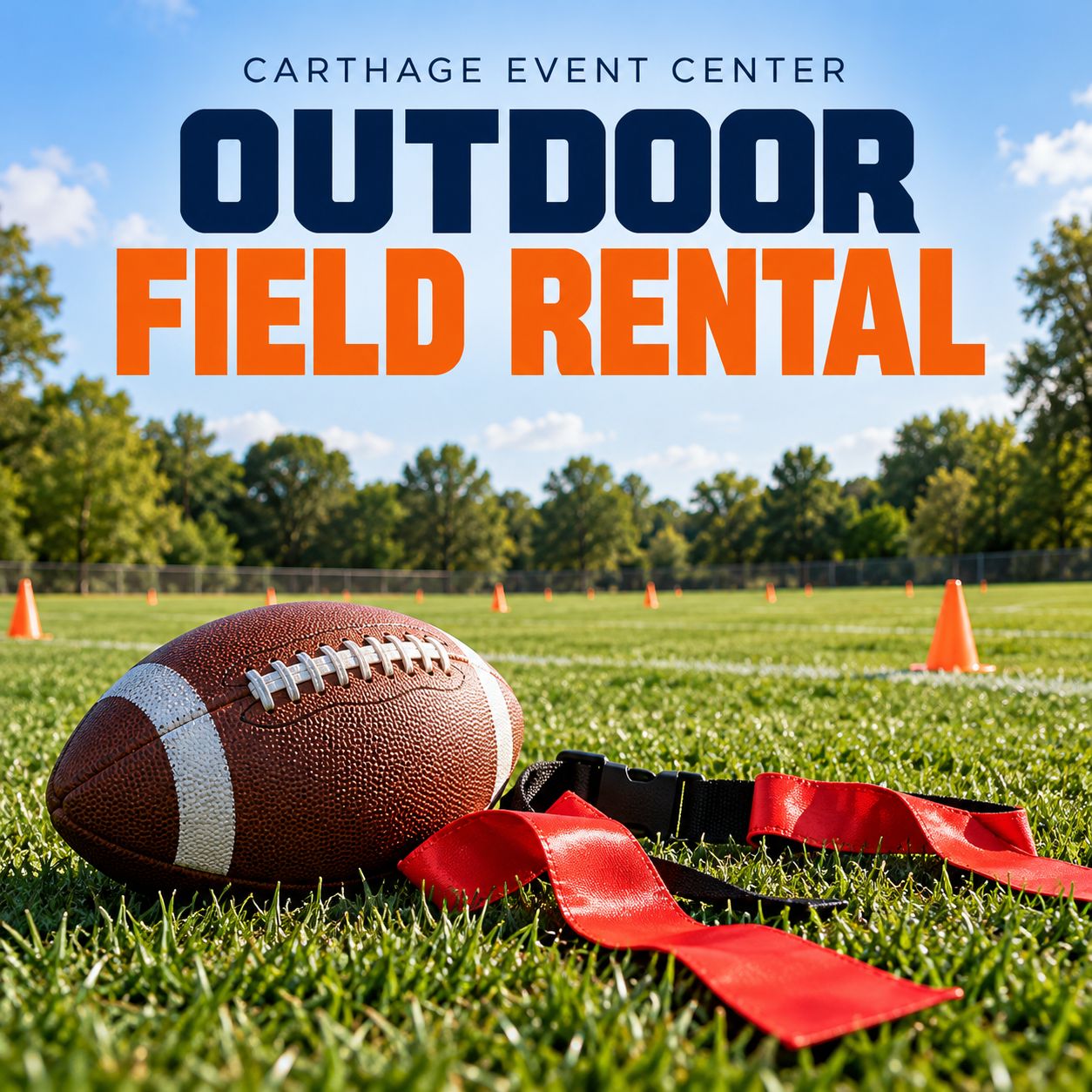 Outdoor Football Field Rental - Entire Field - One Hour Outdoor Football Field Rental - Entire Field - One Hour
