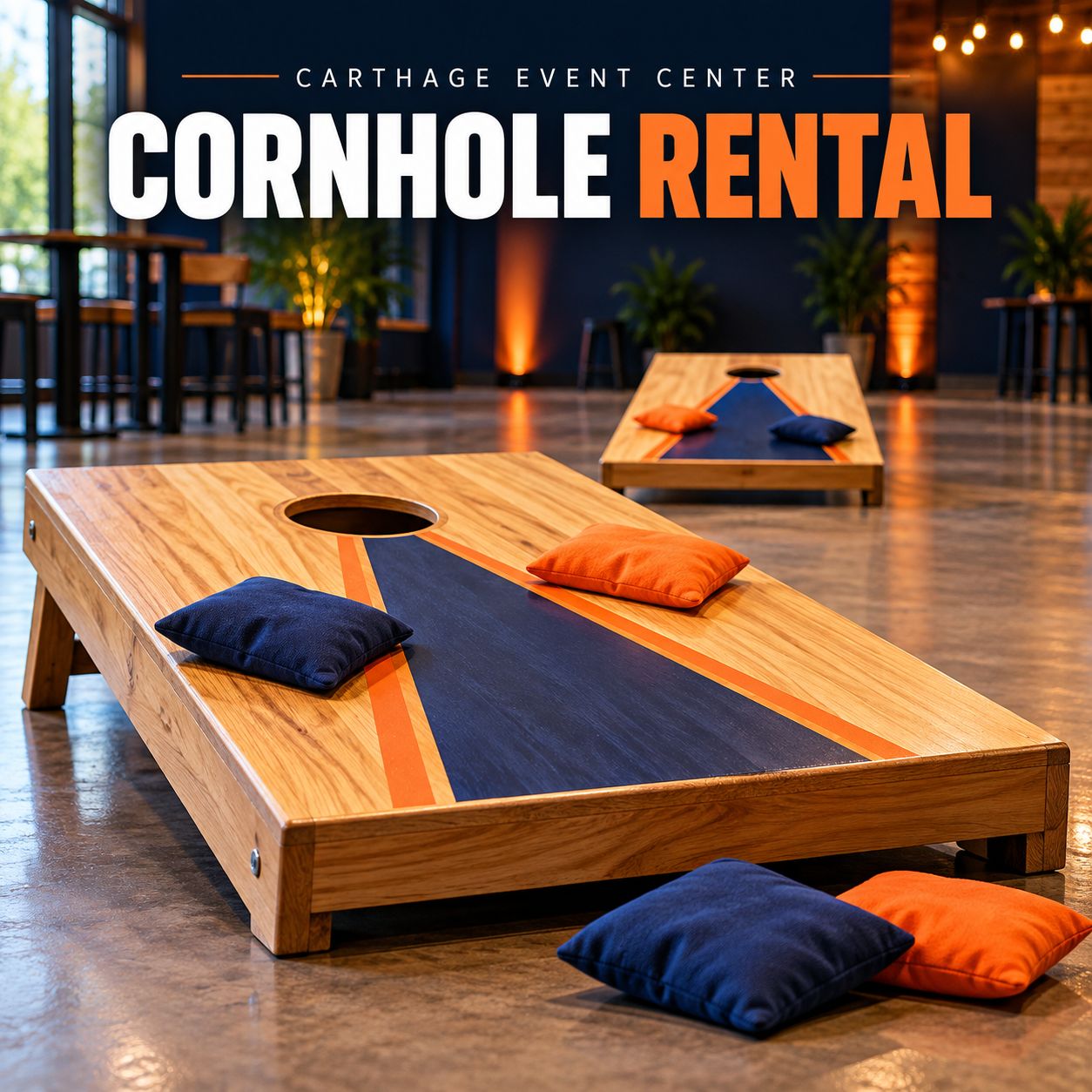 Cornhole Board Set Rental - One Hour Cornhole Board Set Rental - One Hour