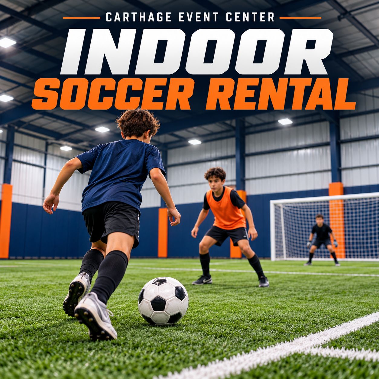 Indoor Soccer Field Rental - Entire Field - One Hour Indoor Soccer Field Rental - Entire Field - One Hour