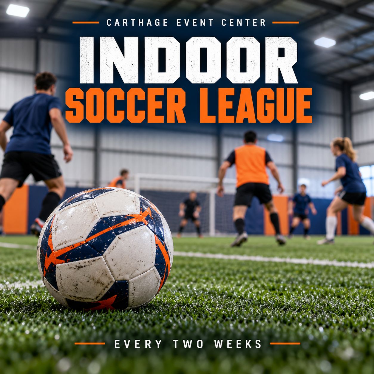 Indoor Soccer League - Six Meetups - Every Two Weeks