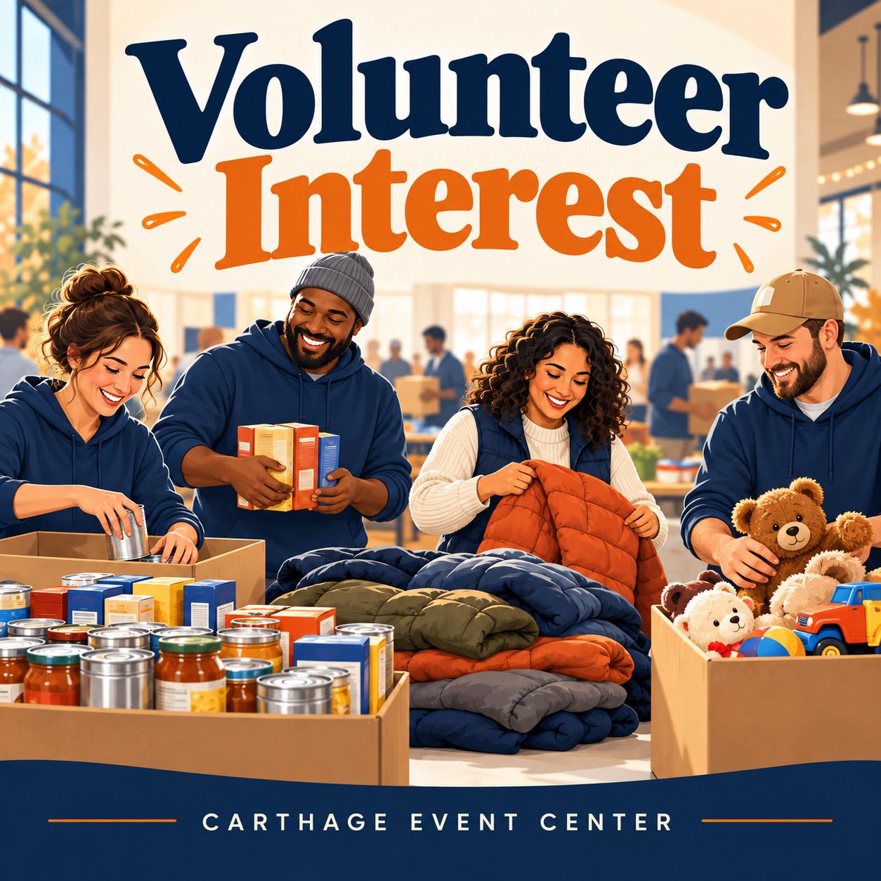 Volunteer Interest at Carthage Event Center