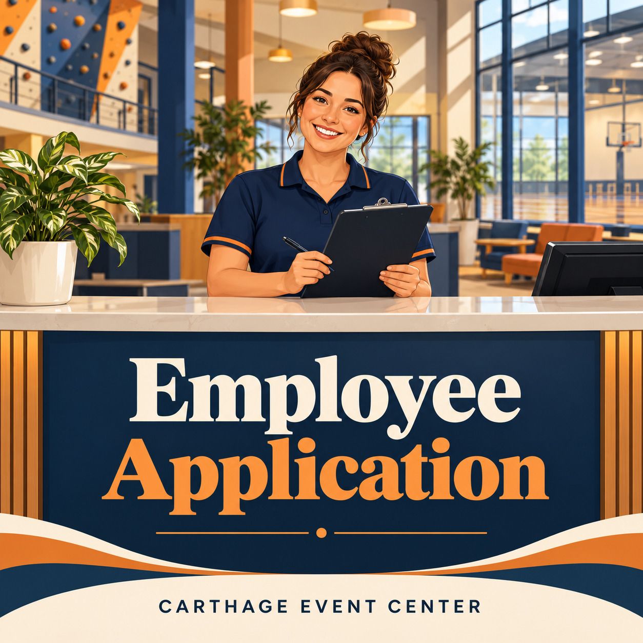 Employee Application at Carthage Event Center
