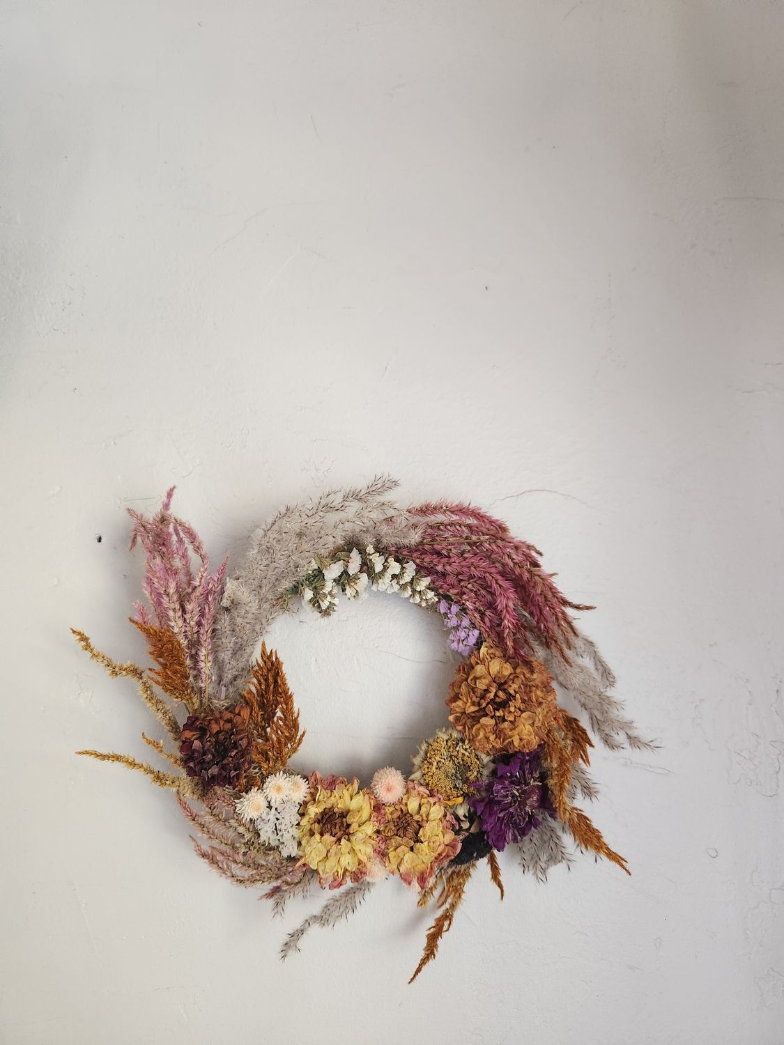 Large Dried Flower Wreath