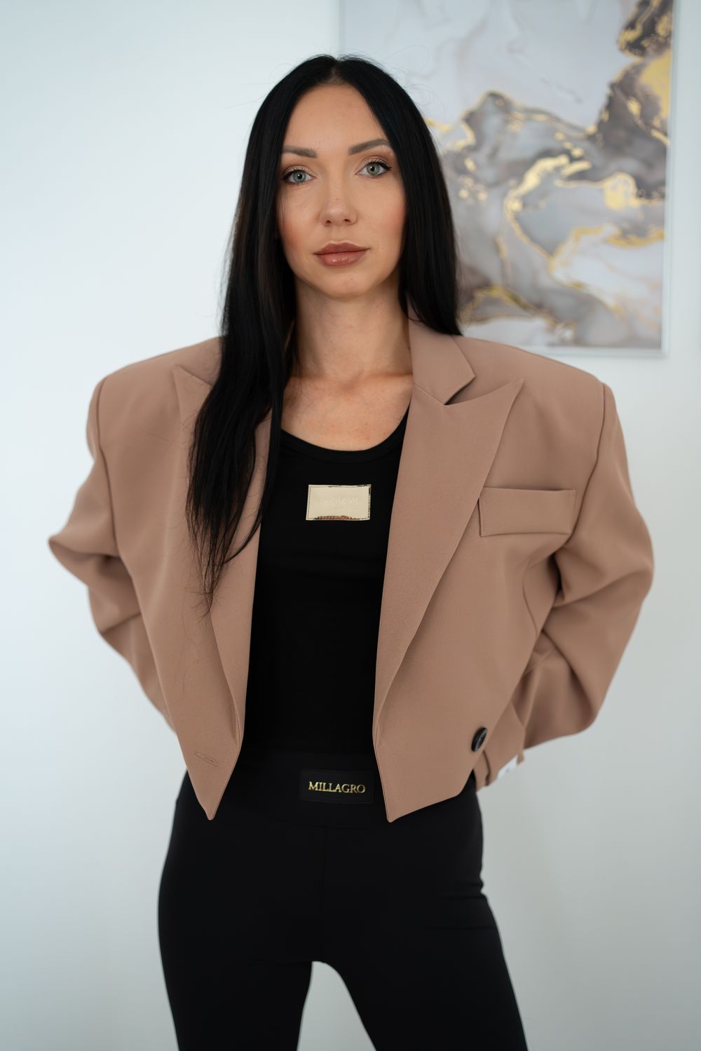 Marynarka Salomea / camel