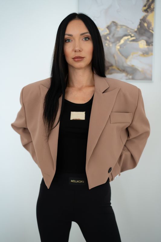 Marynarka Salomea / camel