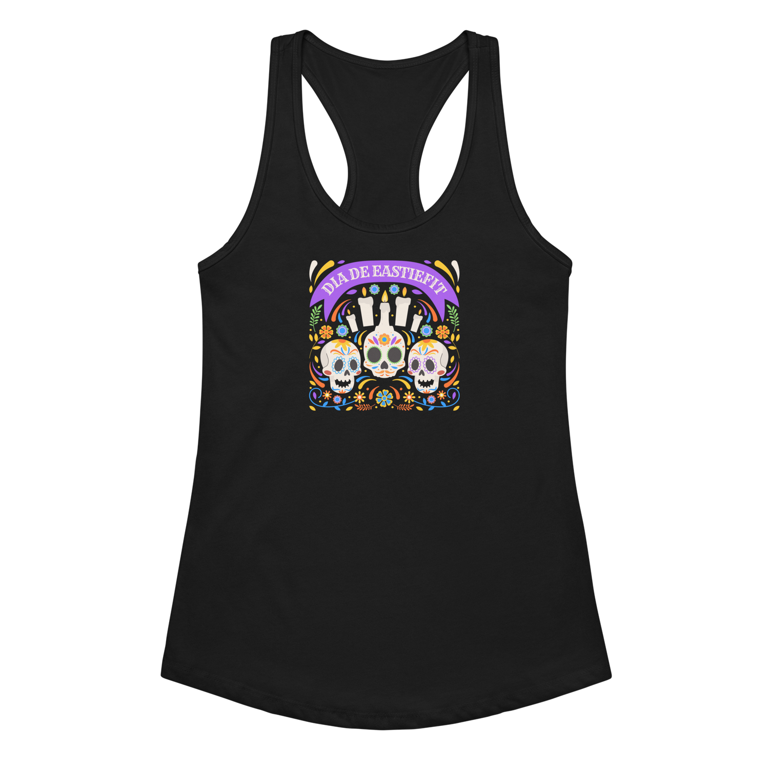 Dia De Eastie Fit Women&#39;s Ideal Racerback Fitted Tank