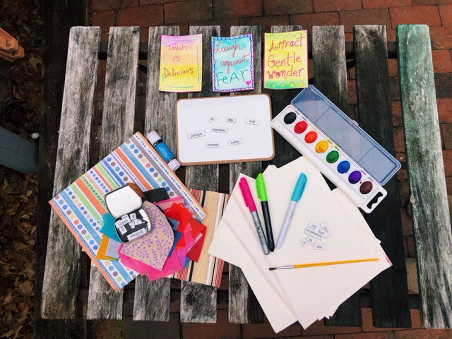 Vision Cards & Journaling & Blackout Poetry Experience Kit