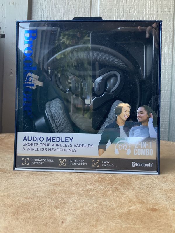 Audio Medley Sports True Wireless Earbuds &amp; Wireless Headphones