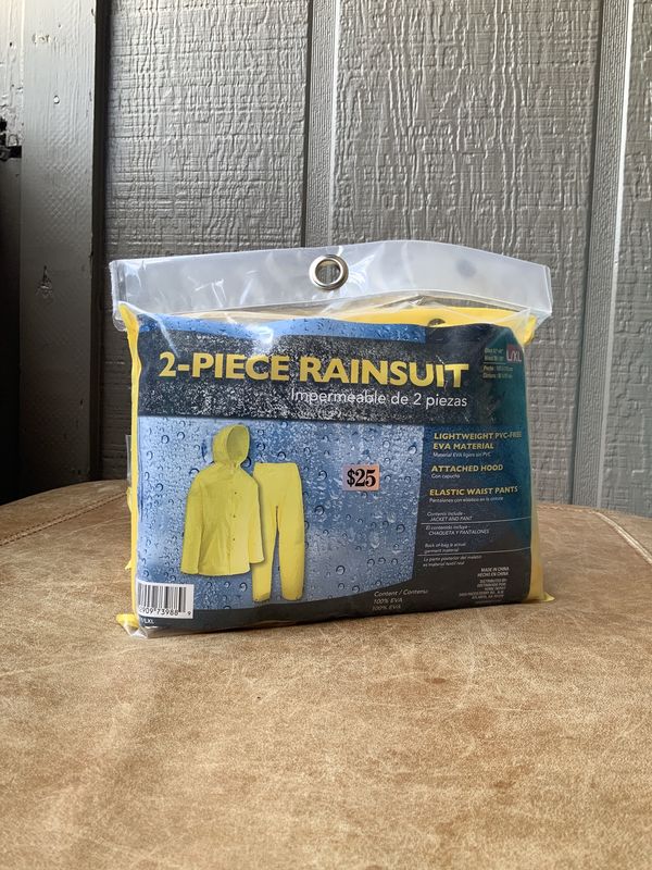 2 piece rain suit