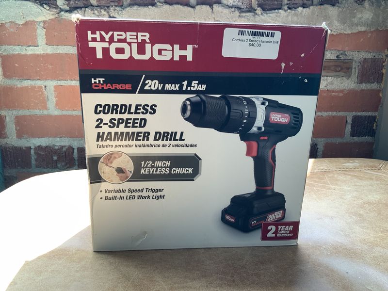 Cordless 2 Speed Hammer Drill