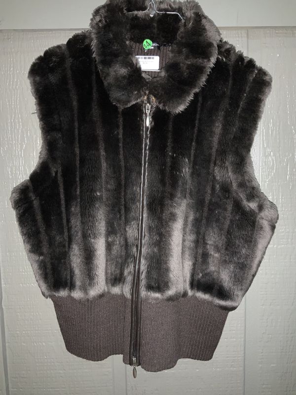 Milano Brown Fur Vest