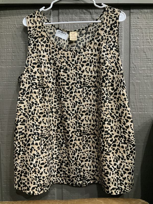 Cheetah Print Shirt sz2x