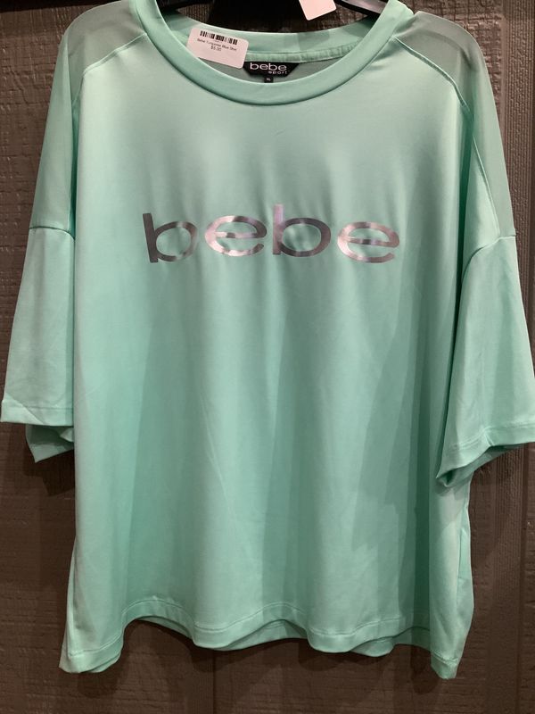 Bebe Turquoise Blue Shirt