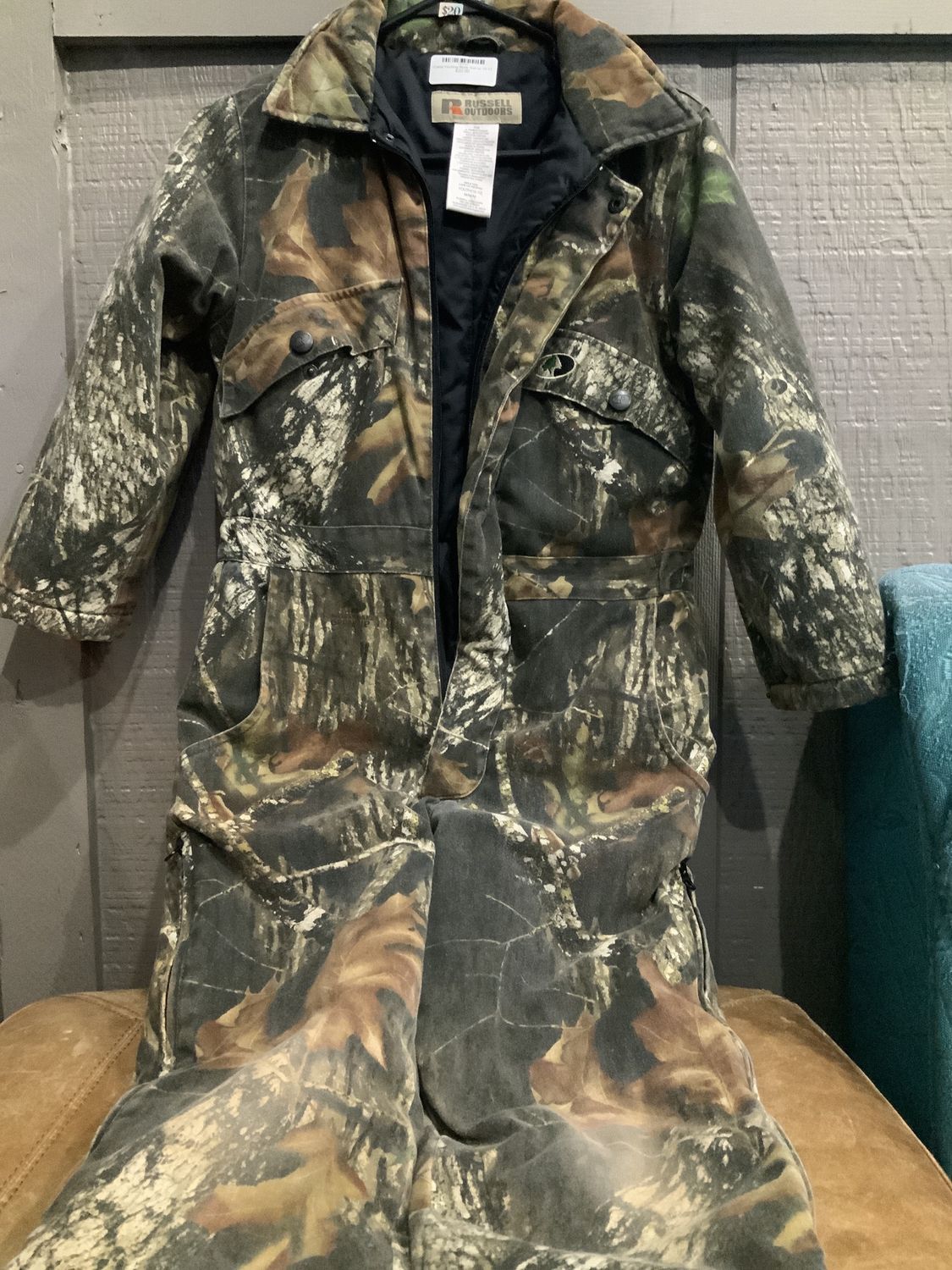 Camo Hunting Body Suit sz 10-12