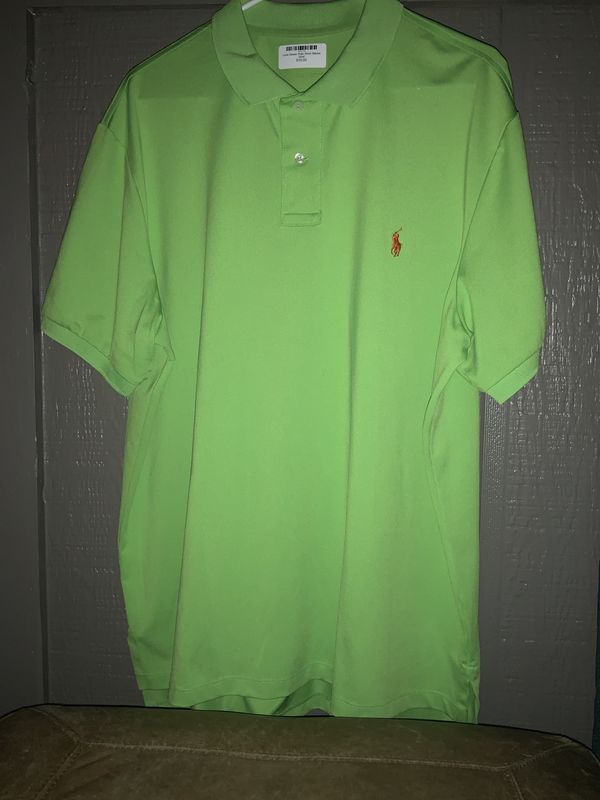 Lime Green Polo Short Sleeve Shirt