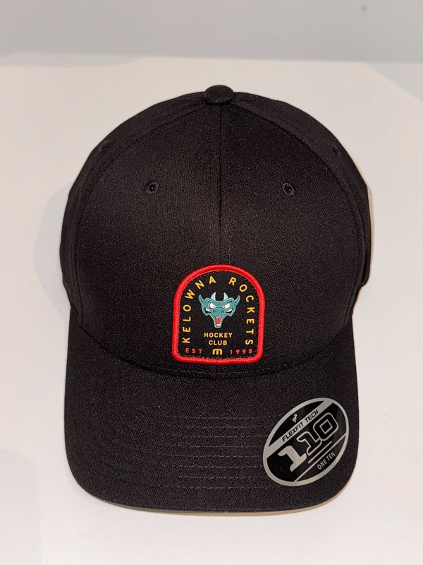 TravisMatthew Black Eclipse Hat with Tombstone Patch