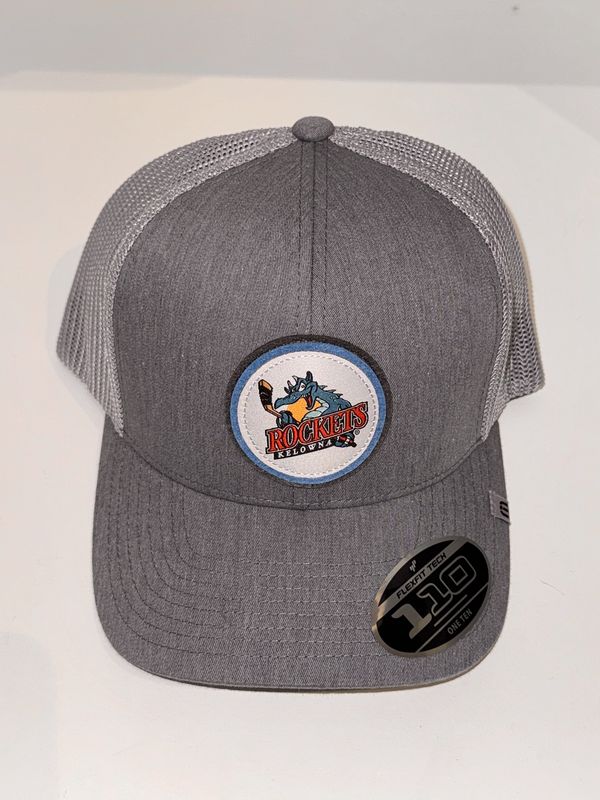 TravisMatthew Heather Grey Hat with Primary Logo Patch