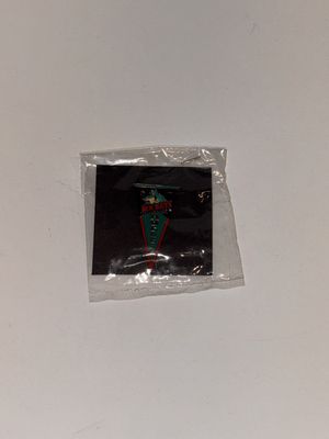 Rockets Flag Pennant Lapel Pin
