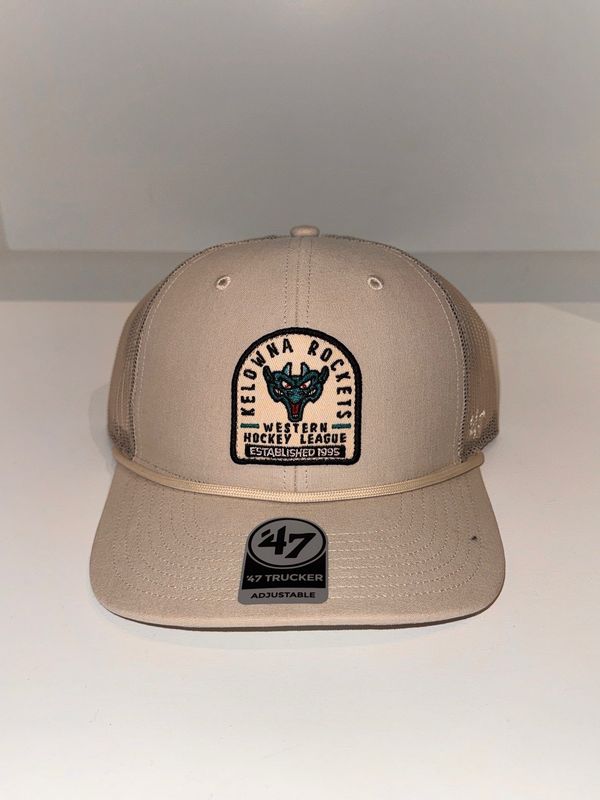 Rockets 47&#39; Bone Tombstone Trucker Hat