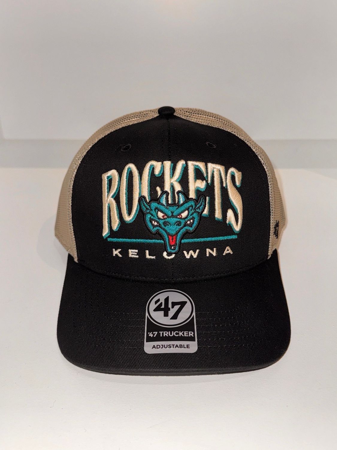 Rockets Black Stitch 47&#39; Trucker Hat