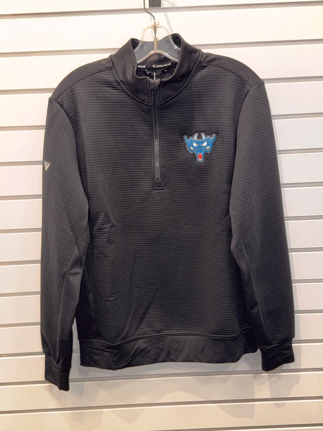 Rockets Cushion Men&#39;s 1/4 Zip, Colour: Black, Size: Small