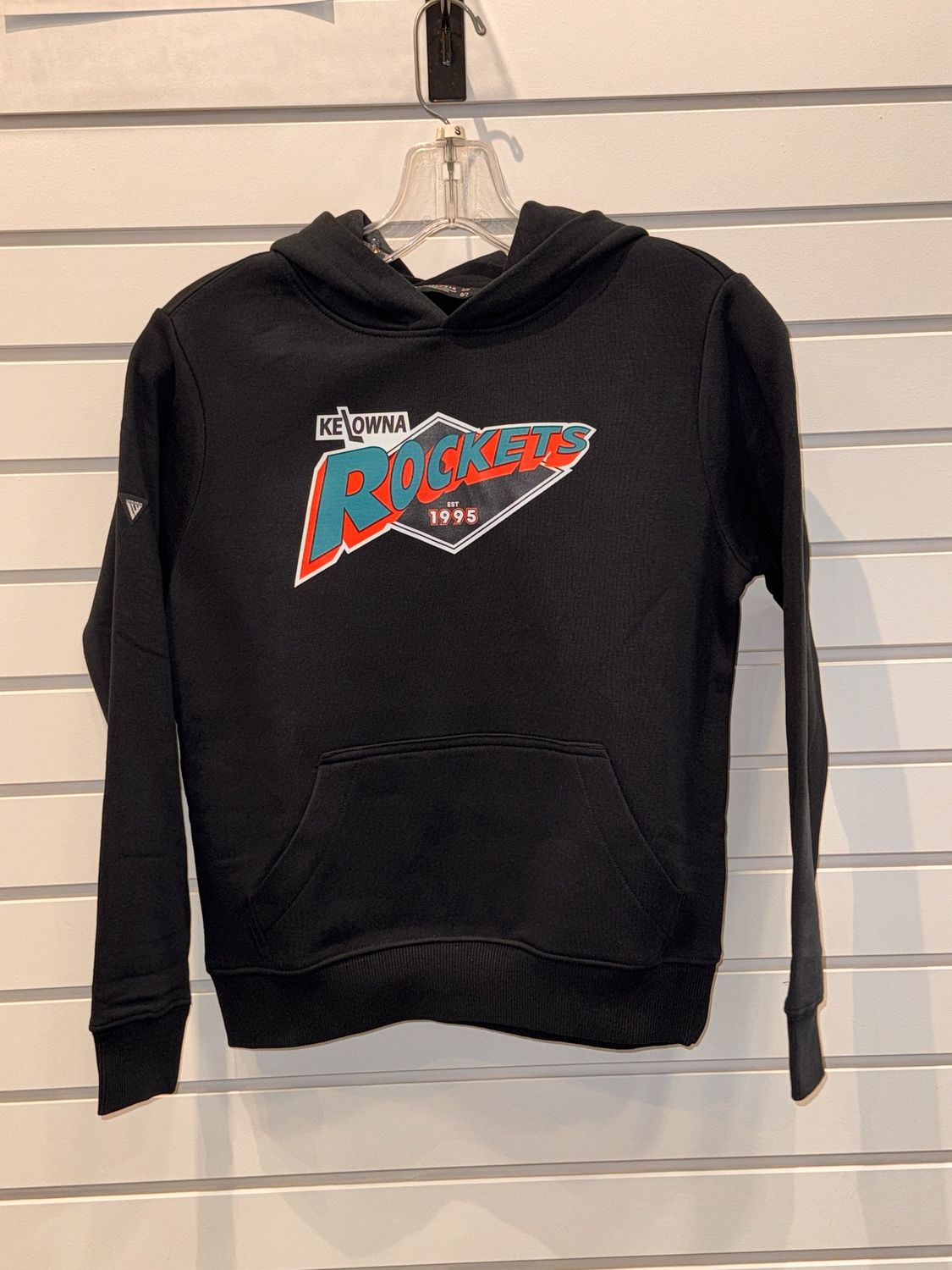 Youth Podium Hoodie, Colour: Black, Size: Small