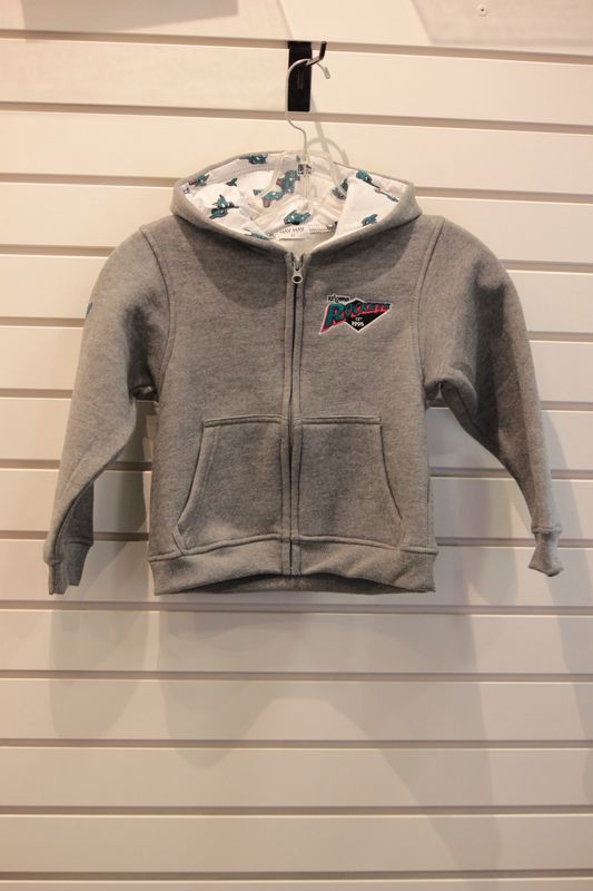 Rockets Youth Full Zip Interior Logo Hoodie