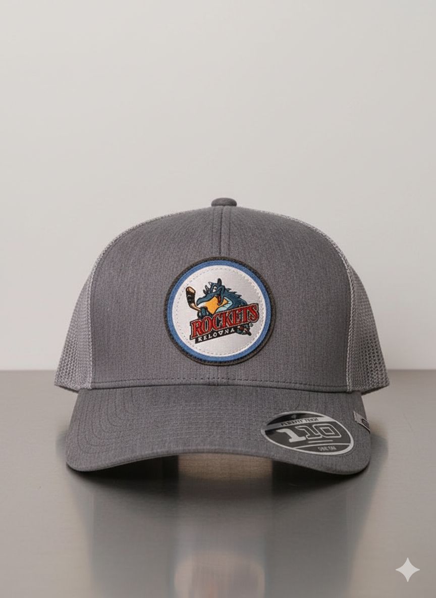 TravisMatthew Heather Grey Hat with Primary Logo Patch